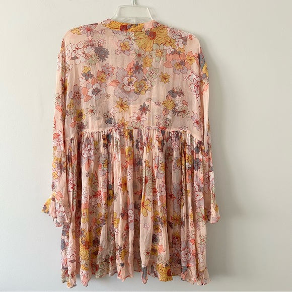 Free People Floral Button Down Dress - Picture 5 of 6